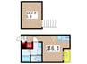 エスポワール 1Rの間取り
