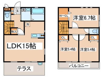 間取図 セレ－ノ