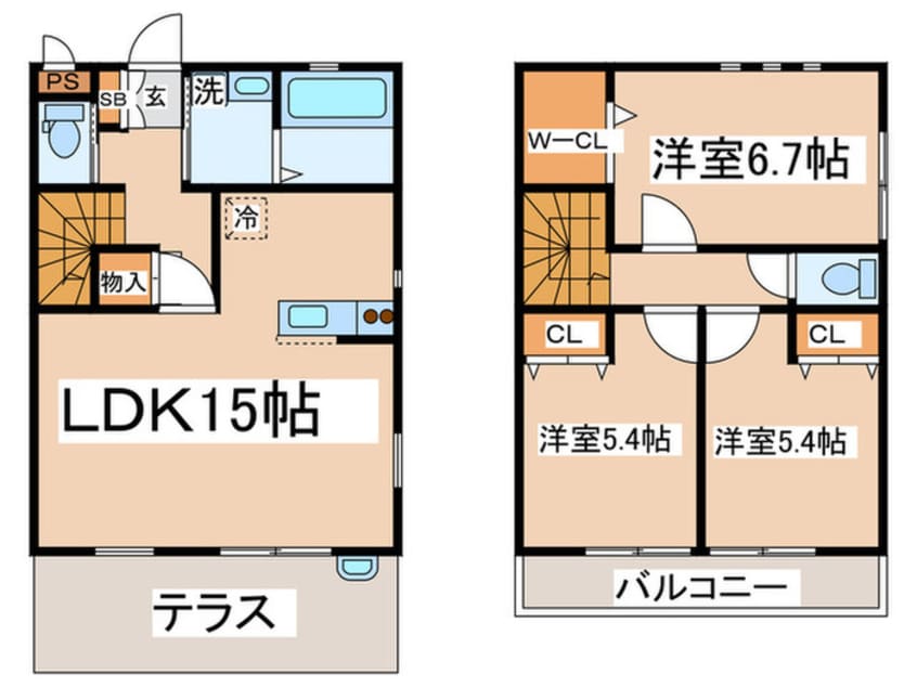 間取図 セレ－ノ