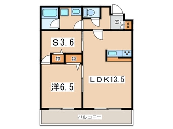 間取図 ルミエ－ル妙蓮寺Ⅱ