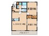 ルミエ－ル妙蓮寺Ⅱ 2LDKの間取り
