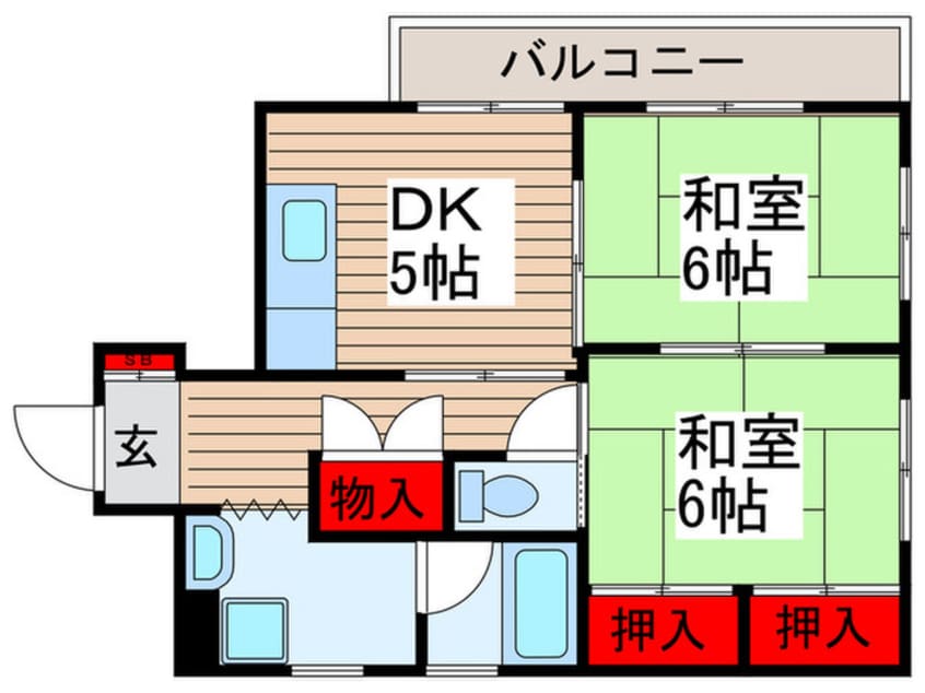 間取図 ア－バン臼倉ビル