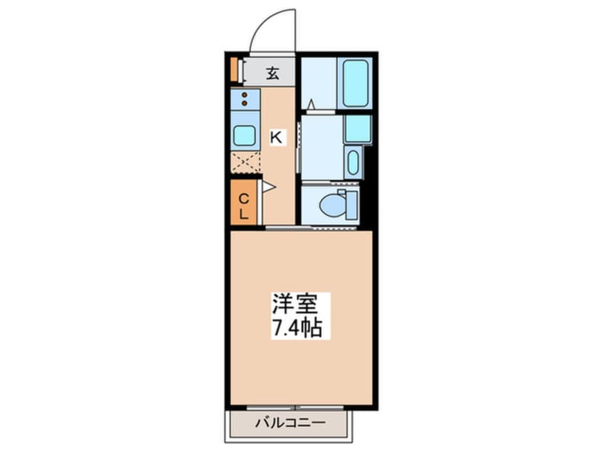 間取図 CanaryWharf青砥