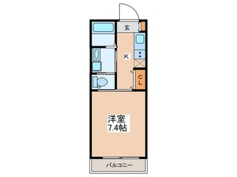 間取図 CanaryWharf青砥