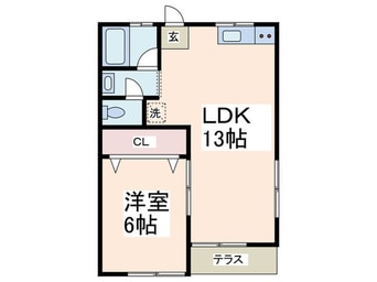 間取図 第７もえぎ野ハイツ