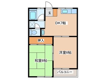 間取図 第７もえぎ野ハイツ