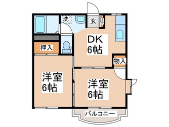 間取図 サンレイクティア