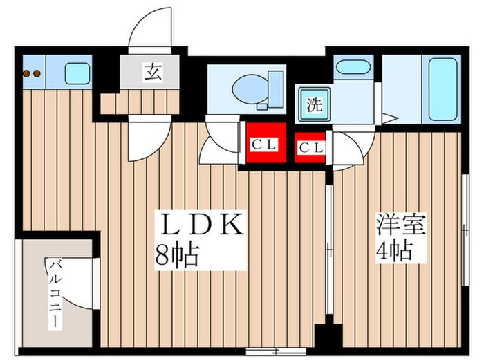 間取り図 CANAL PLACE月島