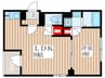 CANAL PLACE月島 1LDKの間取り