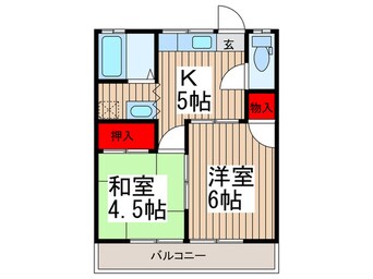 間取図 コーポツカサ