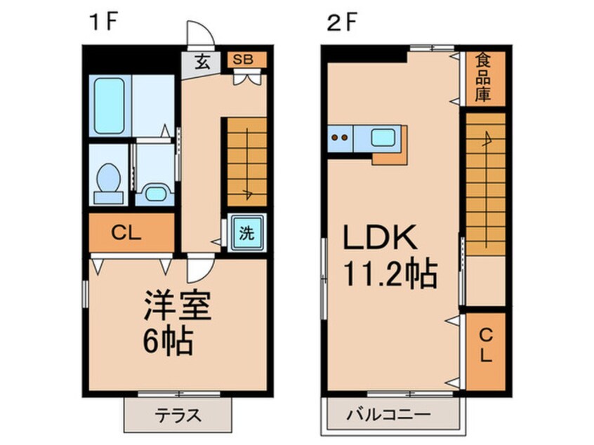 間取図 サンクレ－ルＣ棟