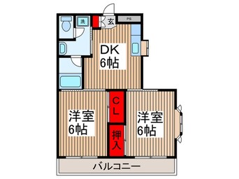 間取図 セントラルロゼ４１７