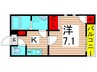 ＭＥＬＤＩＡ北綾瀬Ⅳ 1Kの間取り