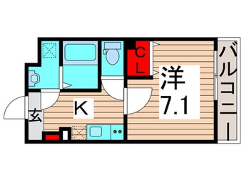 間取図 ＭＥＬＤＩＡ北綾瀬Ⅳ