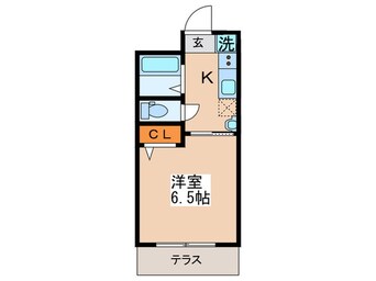 間取図 シャトレ天沼