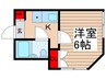 コーポＫ 1Kの間取り