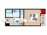 カーサ五香西 1Kの間取り