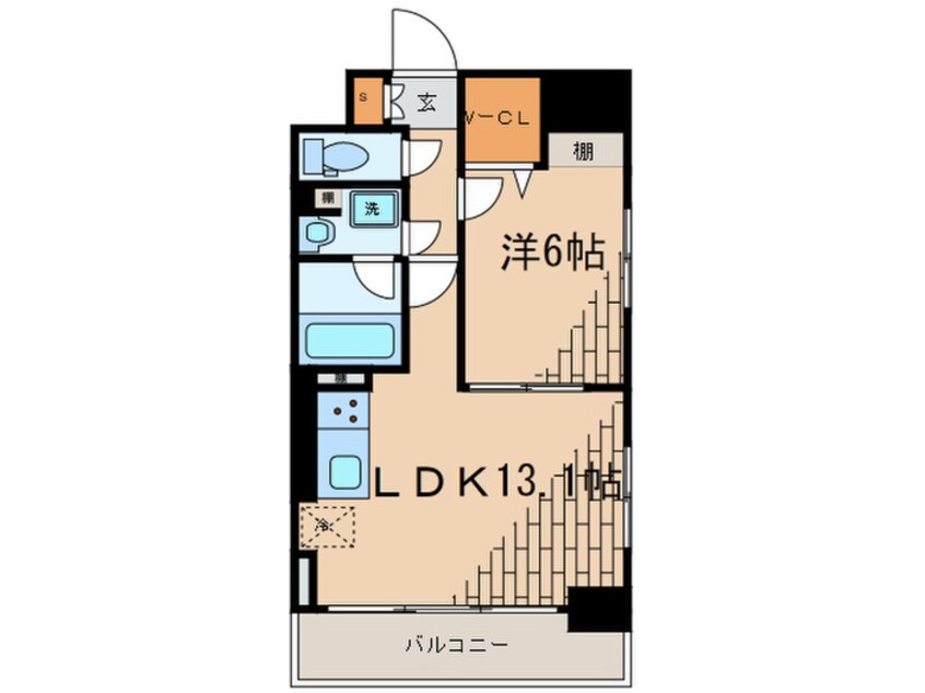 間取図 キャナルテラス品川