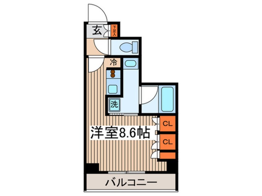 間取図 クリオコンフォ－ト府中