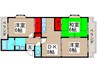 グレース西船橋 3DKの間取り