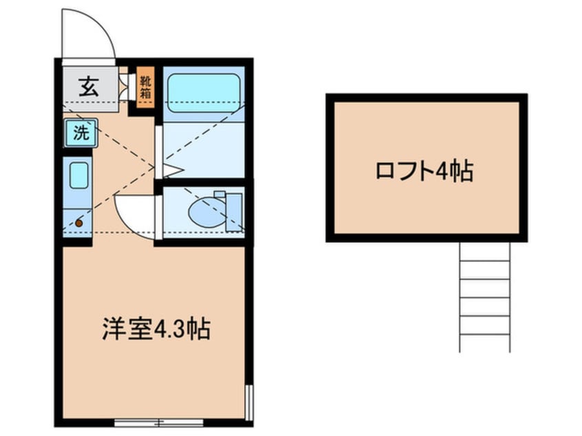 間取図 ヒルズ鴨居