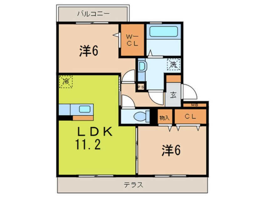 間取図 ロイヤルティアラⅥ