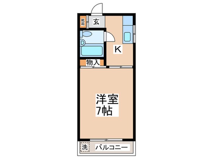 間取り図 コーポ新生