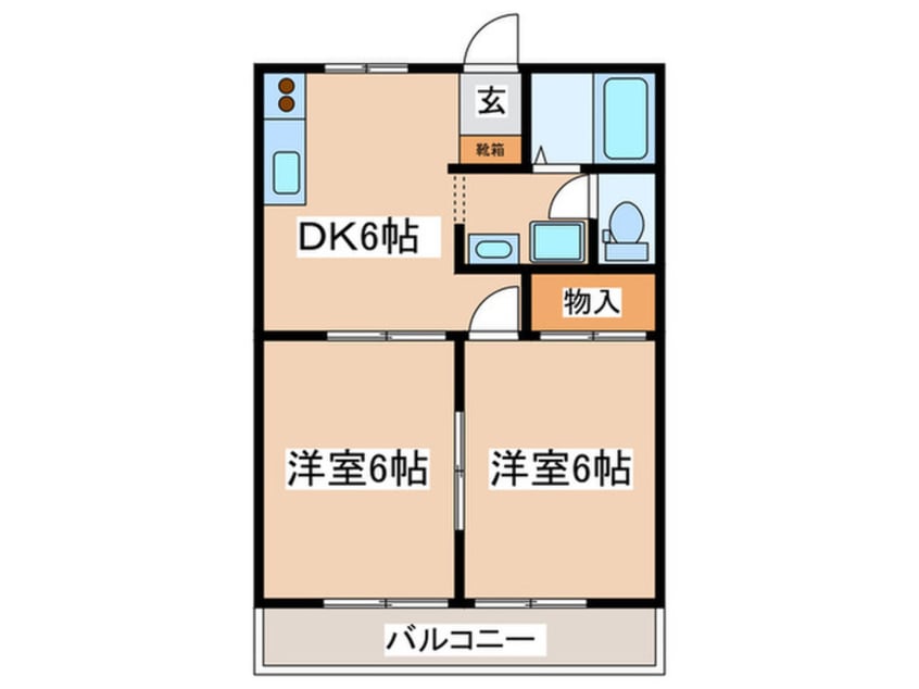 間取図 マーシャリーコート