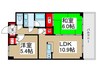 プレミ－ル．アライ 2LDKの間取り