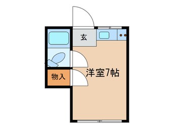 間取図 若杉アパ－ト