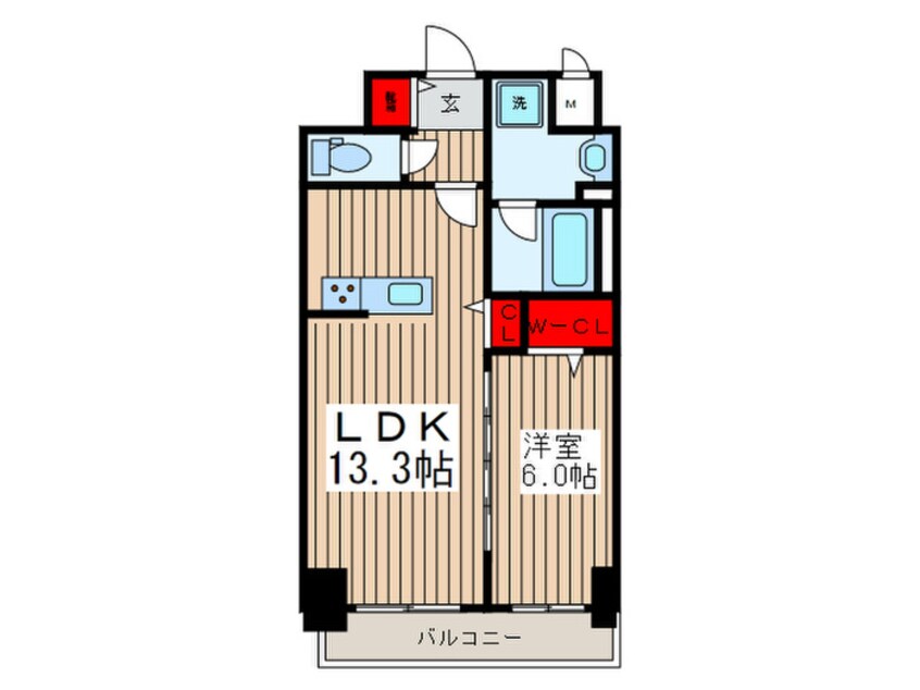 間取図 ザパーク亀戸