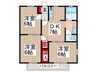 メゾン吉田Ⅱ 3DKの間取り
