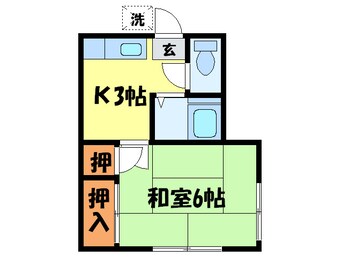 間取図 さつき荘