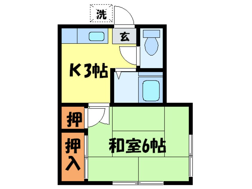 間取図 さつき荘