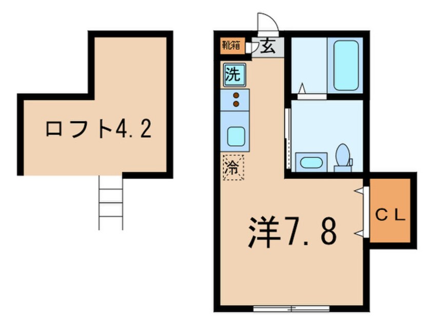 間取図 メゾン仲宿