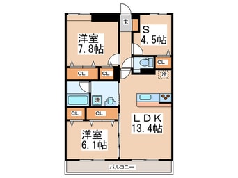 間取図 クレア仲町台