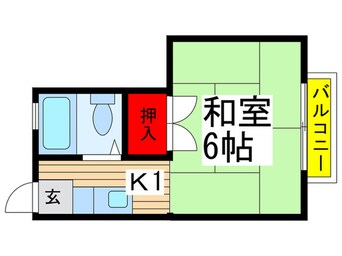 間取図 ジュ－ンハイム