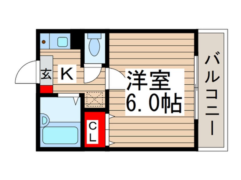 間取図 ティーズフラット押上