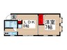オ－キツド参番館 1LDKの間取り