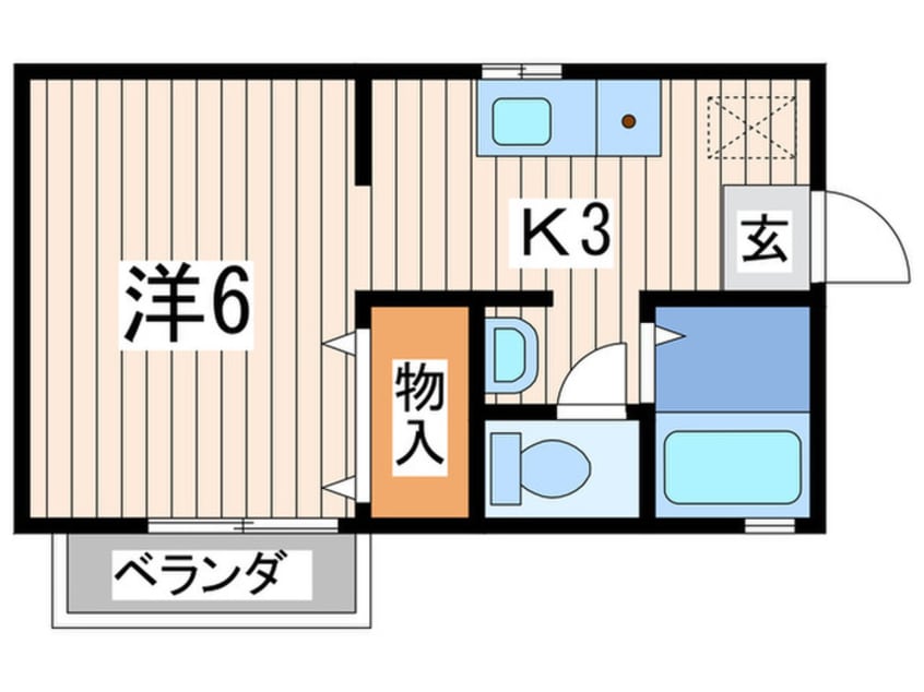 間取図 セゾンＢ