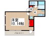 メイプルリーフ北戸田 1Kの間取り