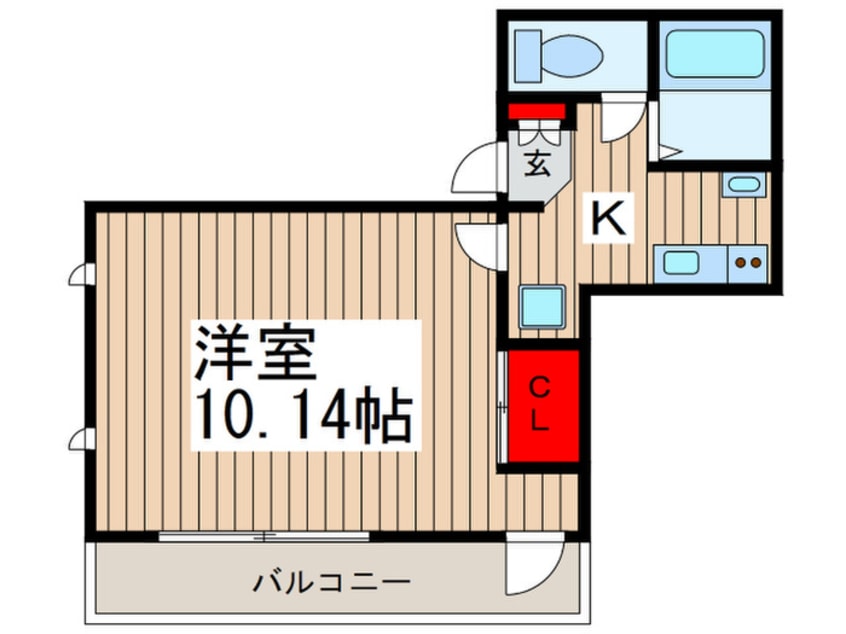 間取図 メイプルリーフ北戸田