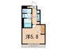 グレース 1Kの間取り