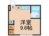 テラス1063 1Rの間取り