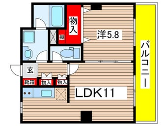 間取図 ベルヴェル稲城