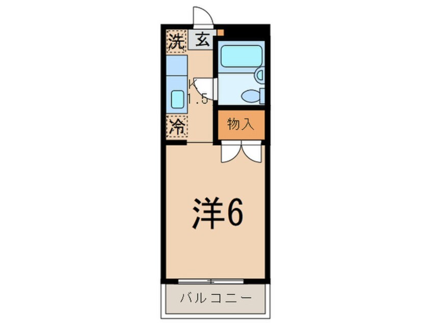 間取図 ロワ－ル北千束