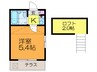 ア－トパレス千川ＮＯ．２ 1Kの間取り