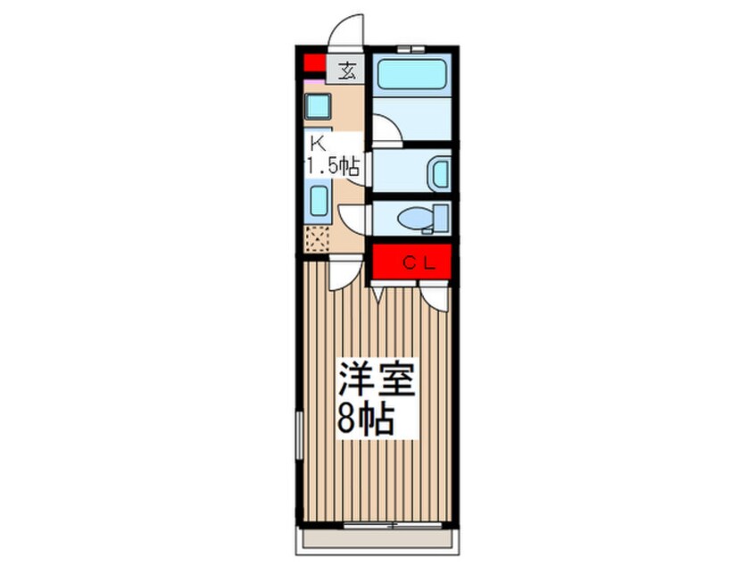 間取図 エスポワ－ル絹