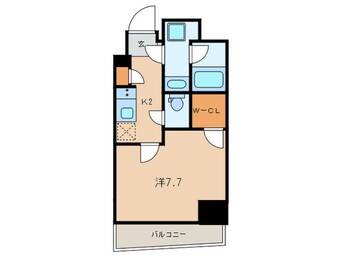 間取図 シーフォルム白金高輪（801）