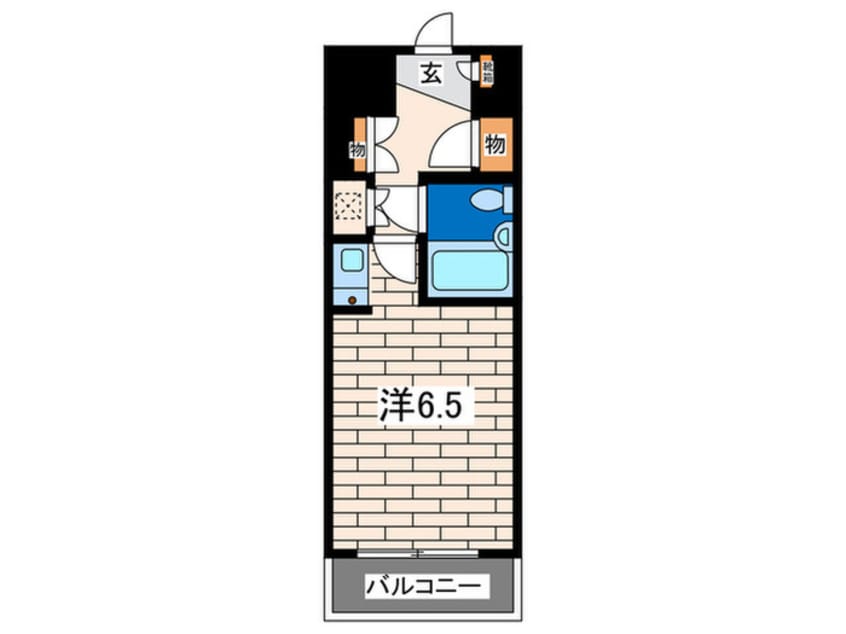 間取図 ﾎ-ﾕｳﾘﾚﾝﾄ弘明寺第２(310)